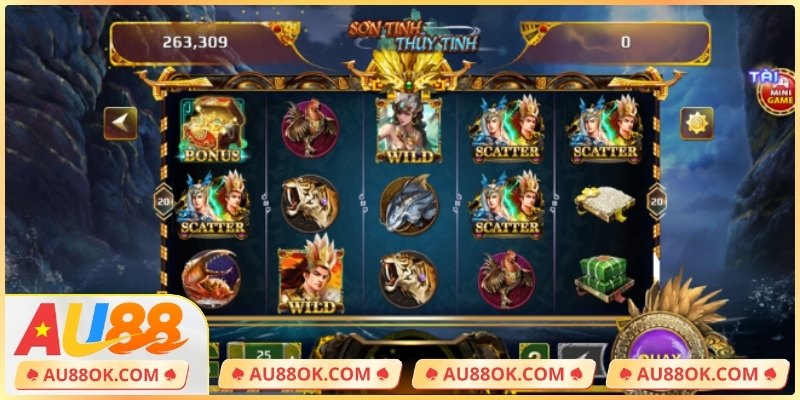 Nắm bắt luật chơi và bí quyết kích hoạt jackpot trong Sơn Tinh Thủy Tinh